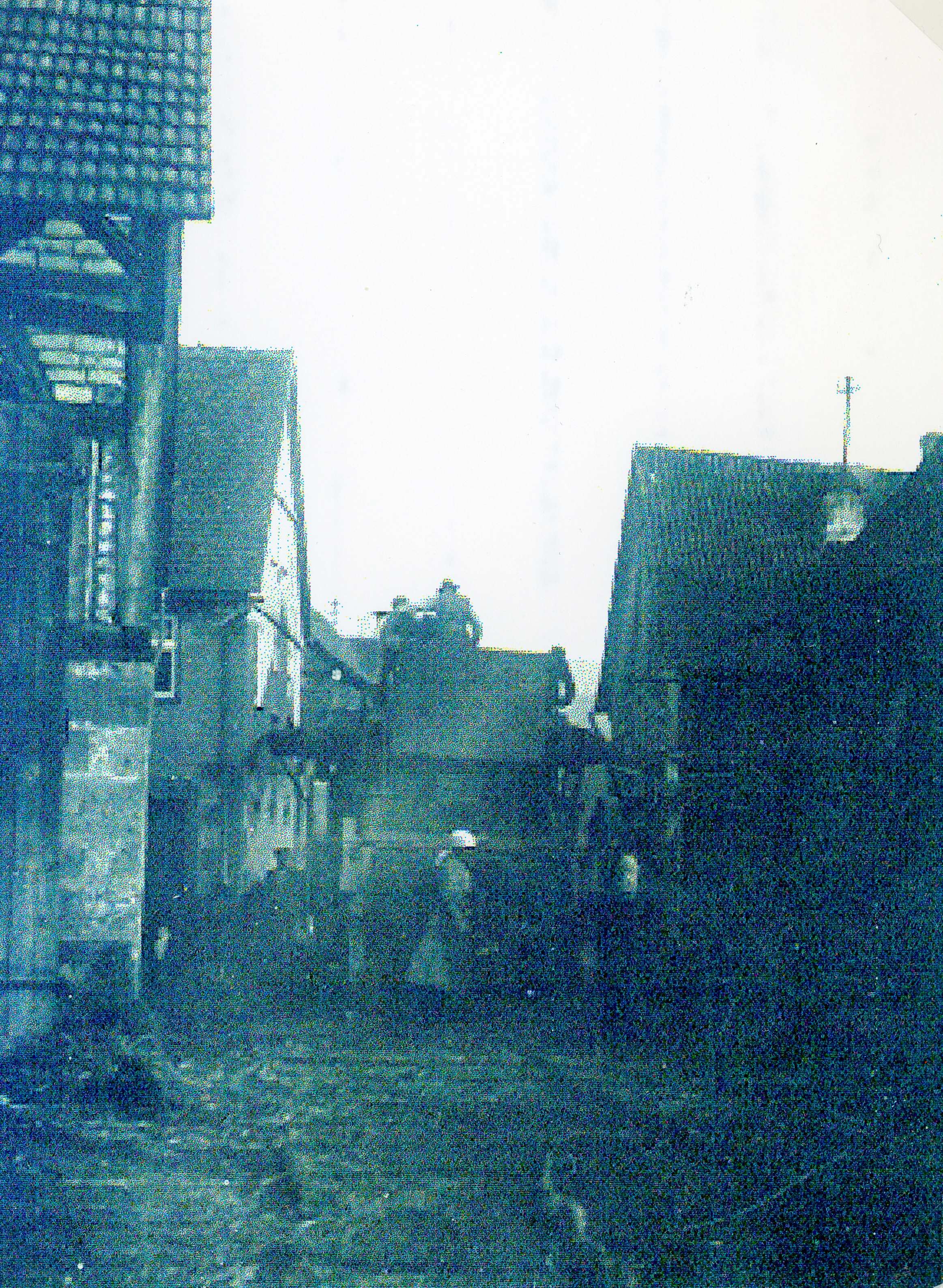 Dreschmaschine um 1930